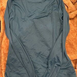 Dark Teal Long Sleeve Top